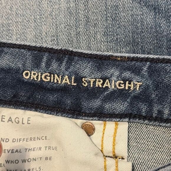 American Eagle AirFlex Original Straight Leg Jeans 36x30 - Picture 6 of 7